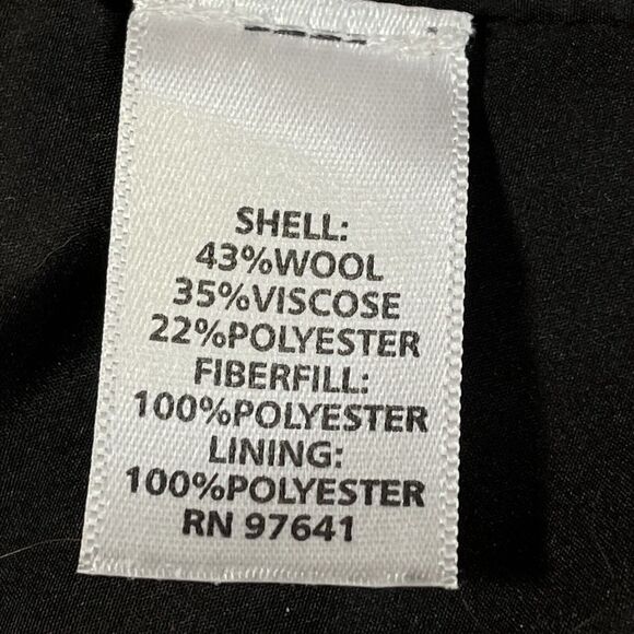 J.Jill Vest Size S Red and Black Buffalo Plaid Wool Blend Warm Full Zip Snap - Picture 8 of 8